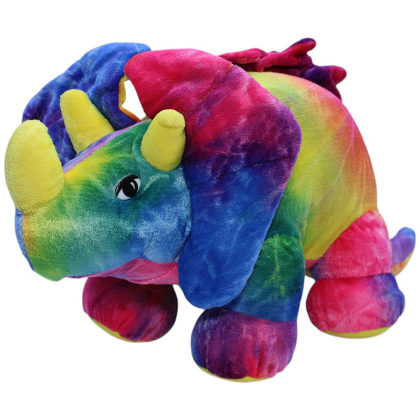 Bunter Triceratops mit Quietschgeräusch, stehend