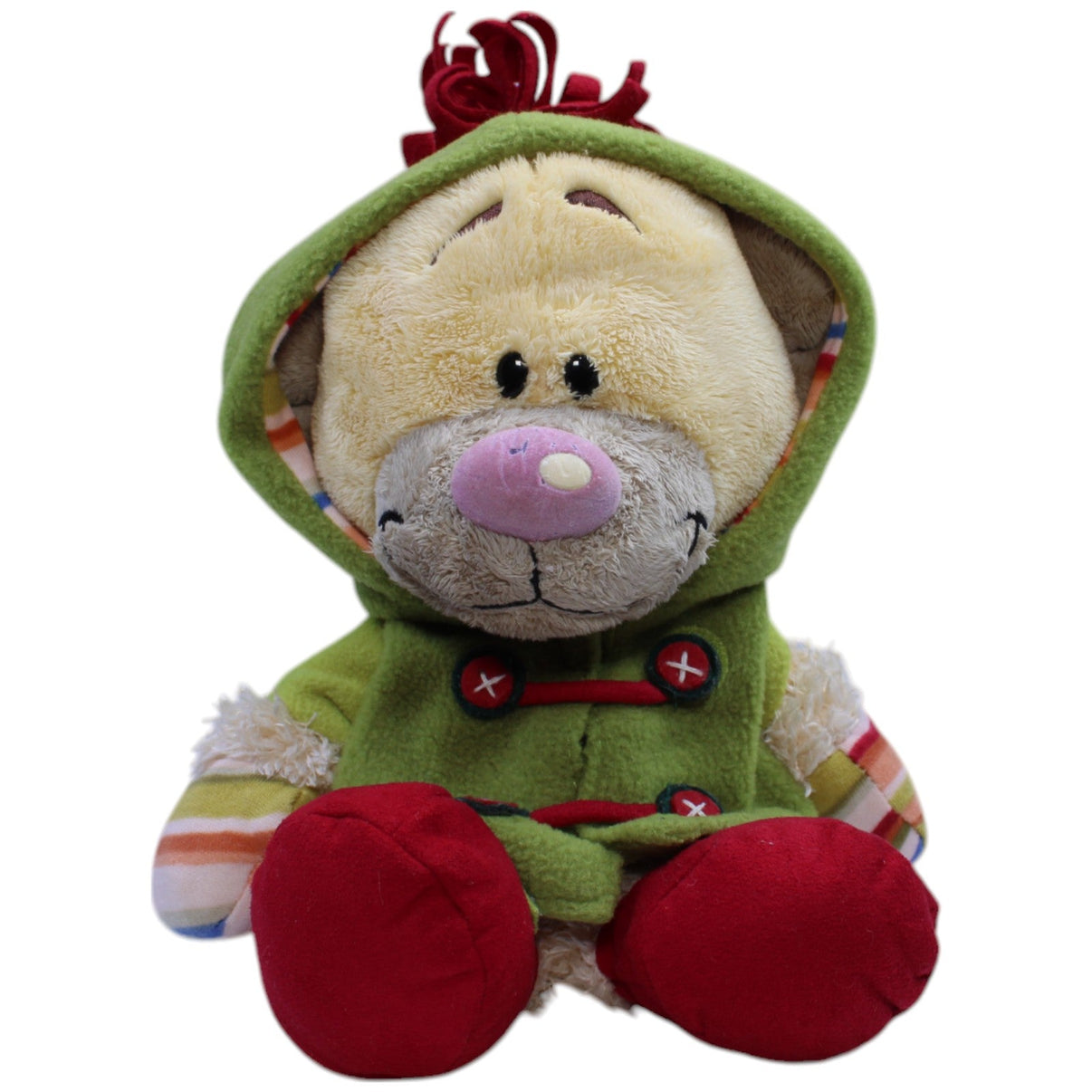 diddl handschuhe Vintage Teddybär Pimboli mit Wintermantel, Handschuhen und Stiefel Kuscheltier