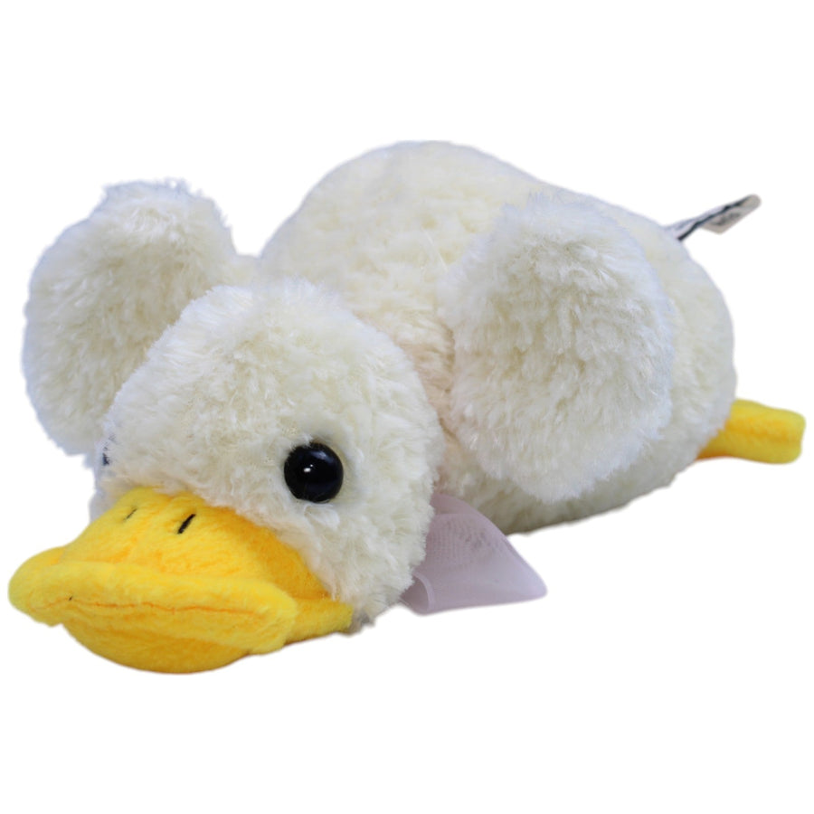 Ente mit Schleife, liegend