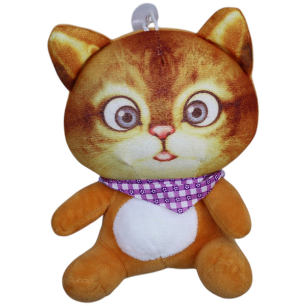 Lustige Katze mit Saugnapf