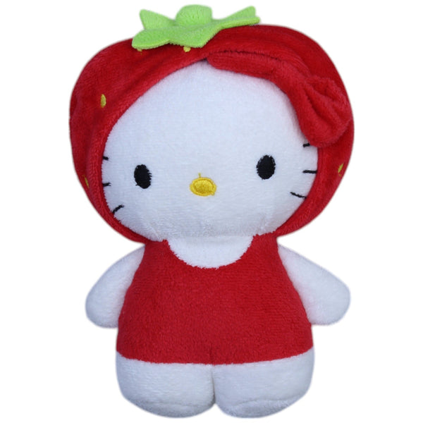 Hello Kitty in Erdbeer-Kostüm