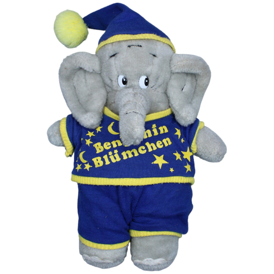 Elefant, Benjamin Blümchen im Pyjama mit Schlafmütze