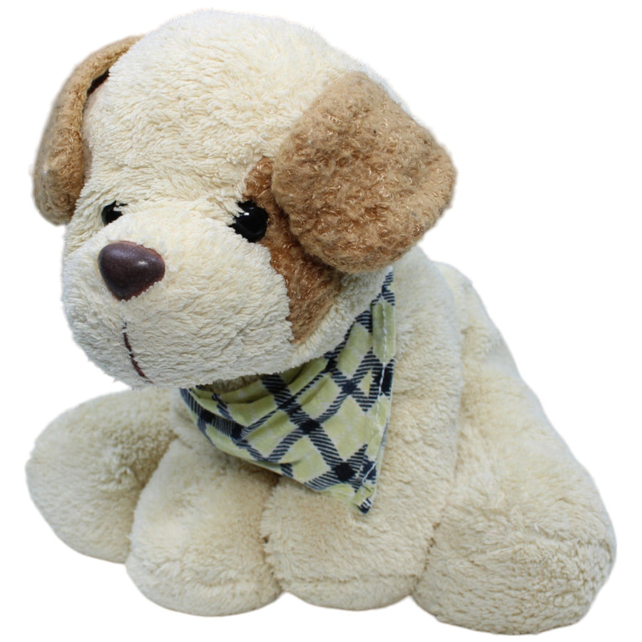 Hund mit Halstuch, sitzend