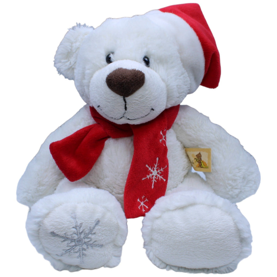 Kuschel-Freunde, Weihnachtlicher Eisbär mit Schal & Mütze