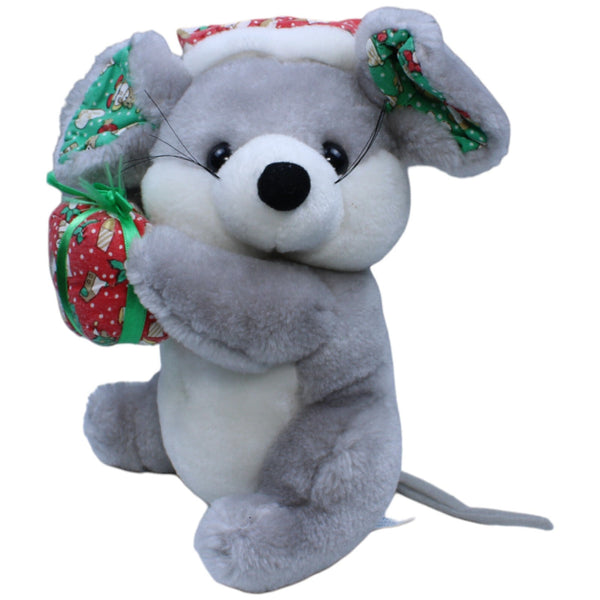 Weihnachts-Maus mit Geschenk