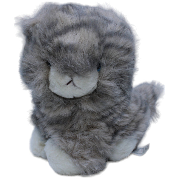 Katze sitzend, grau