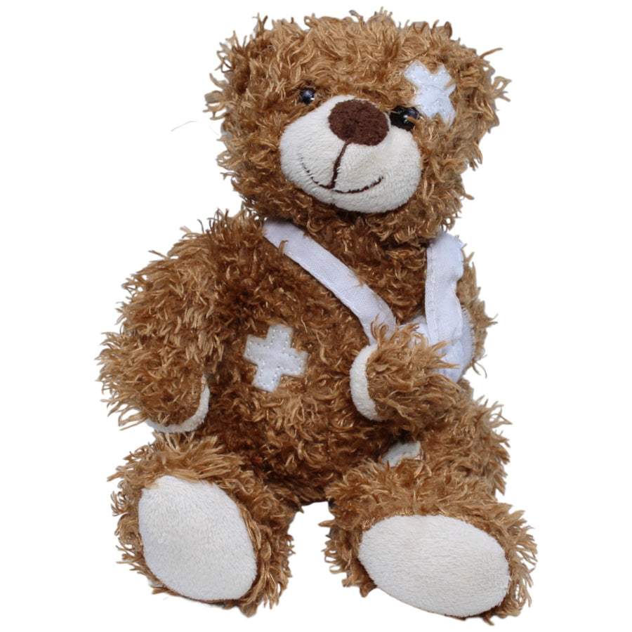 Teddybär braun, verarztet