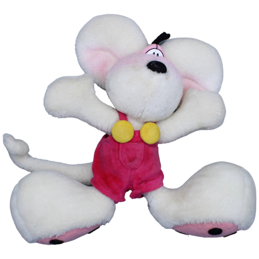 Diddl-Maus mit rosa Latzhose