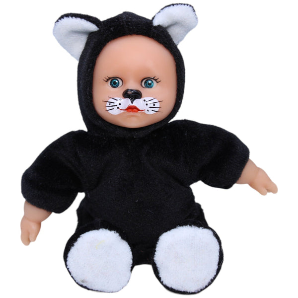 Katze mit Puppengesicht, schwarz