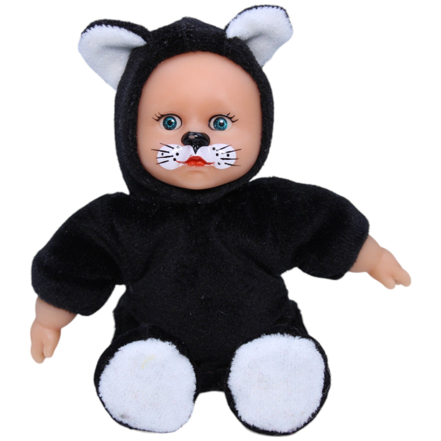 Katze mit Puppengesicht, schwarz