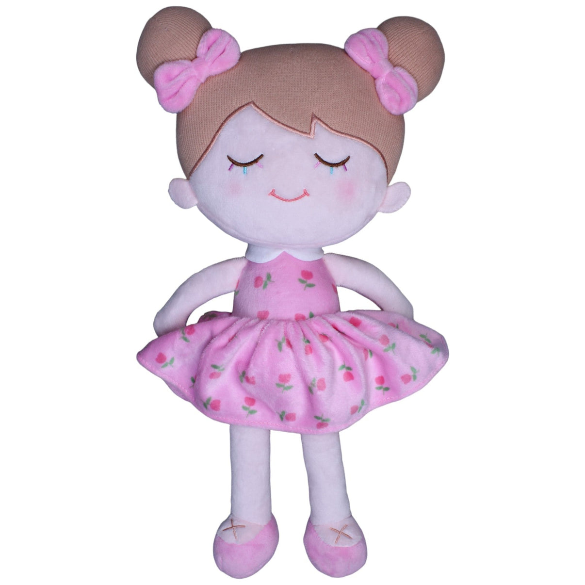 1233954 OUOZZZ Weichpuppe, Mädchen mit rosa Kleid Puppe Kumpel Leo Gebraucht