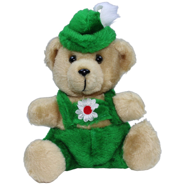 Bär in grüner Tracht, sitzend