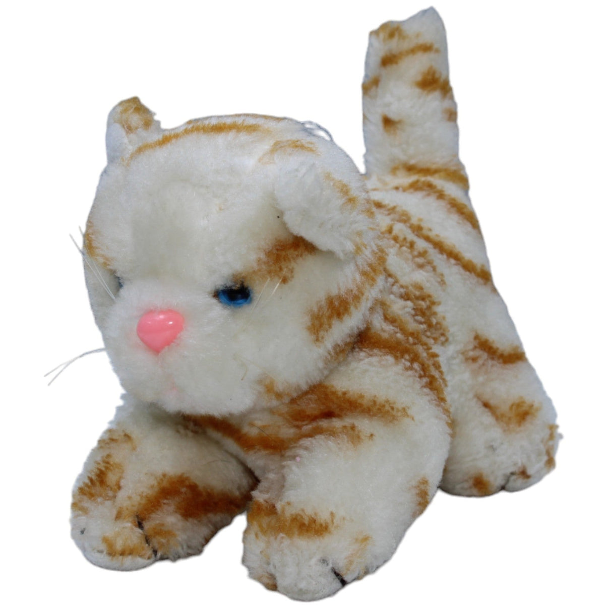1234103 Europlay Vintage Katze, rot Kuscheltier Kumpel Leo Gebraucht Vintage
