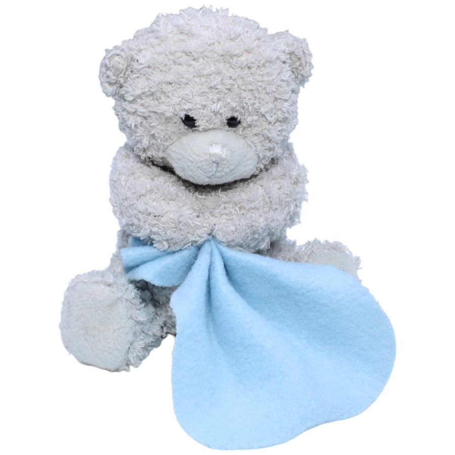 Teddybär mit Tuch, grau