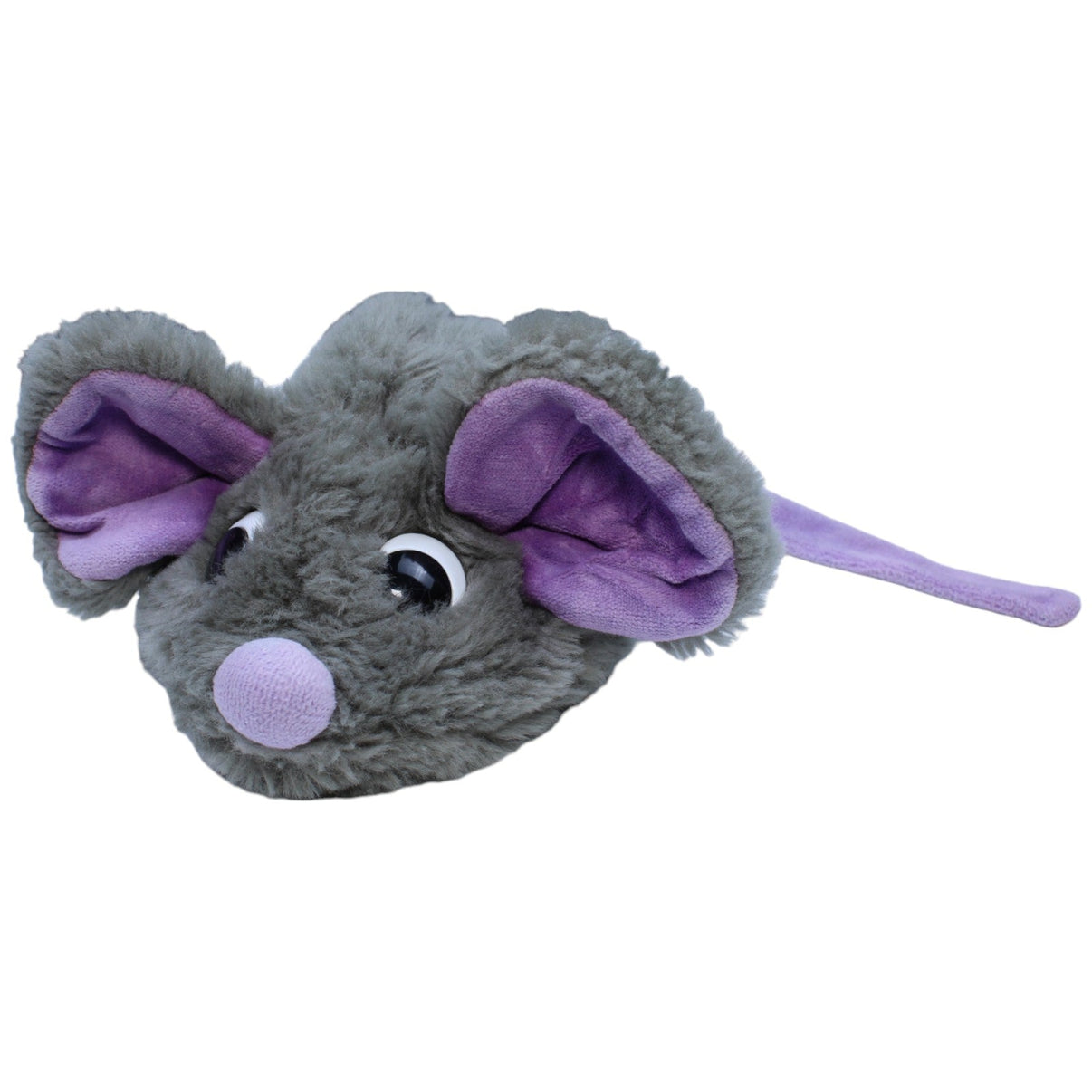 1234315 Förster & Vachenauer Vintage Frosch und Freunde Maus, grau-lila Kuscheltier Kumpel Leo Gebraucht Vintage