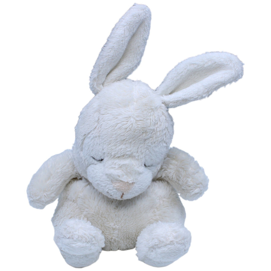 Schlafender Hase, weiß