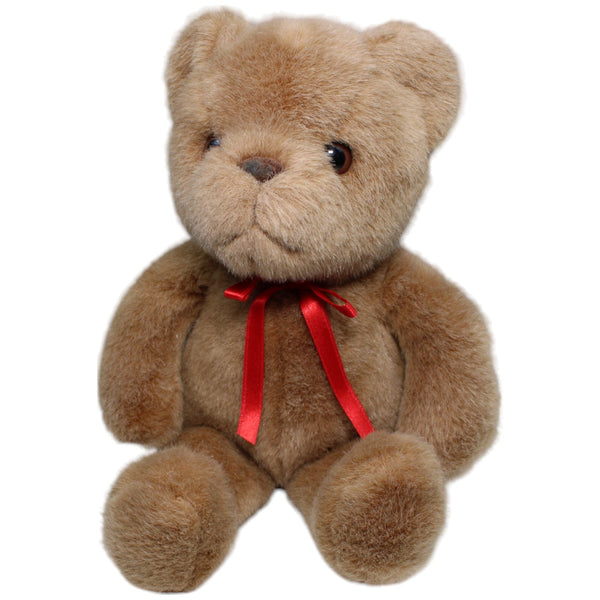 Teddybär mit roter Schleife, braun