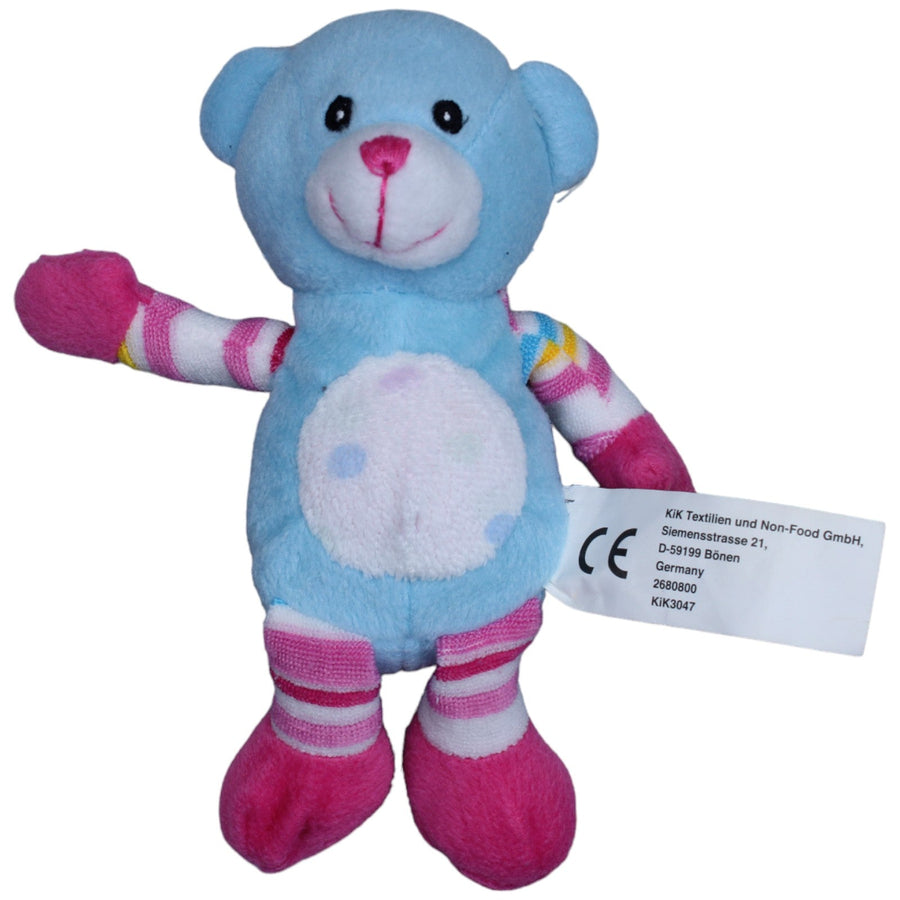 Schlenker Bär, türkis-rosa
