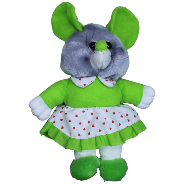Maus mit grünem Kleid
