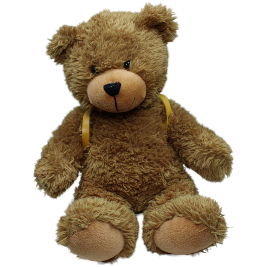 XL Teddybär mit gelber Schultasche