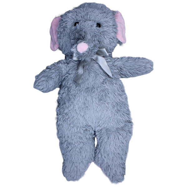 XL Elefant mit Schleife, grau
