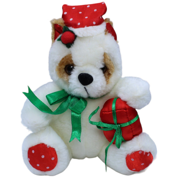 Weihnachtlicher Eisbär mit Geschenk