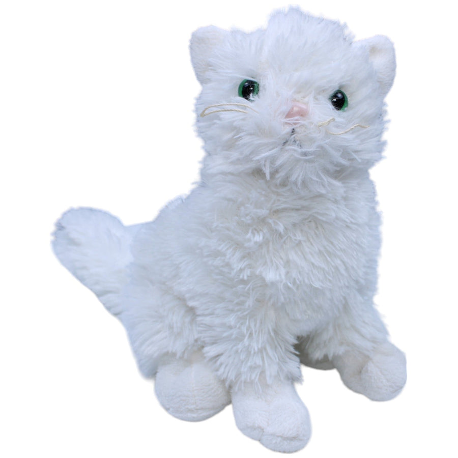 Süße Katze weiß, sitzend