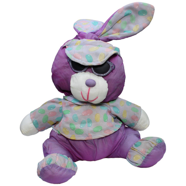 Knautschi, lila Hase mit Sonnenbrille