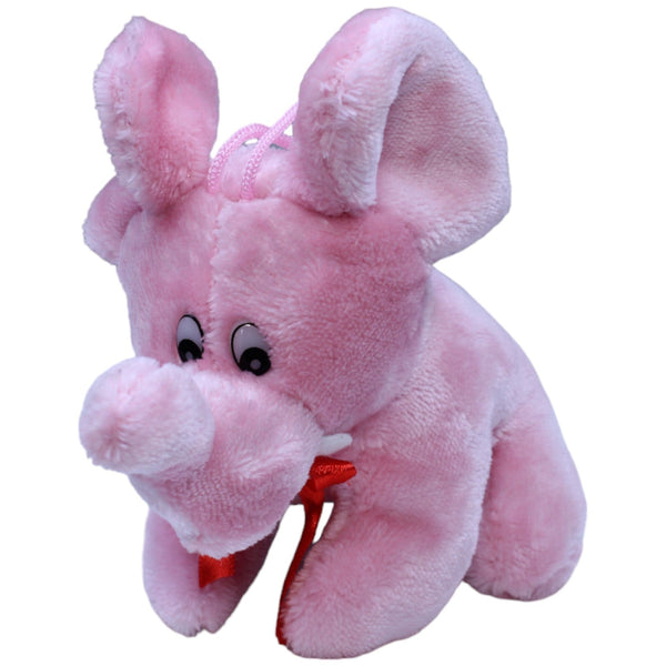 Süßer rosa Elefant, sitzend