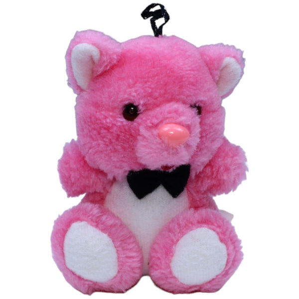 Rosa Teddybär mit Fliege, klein