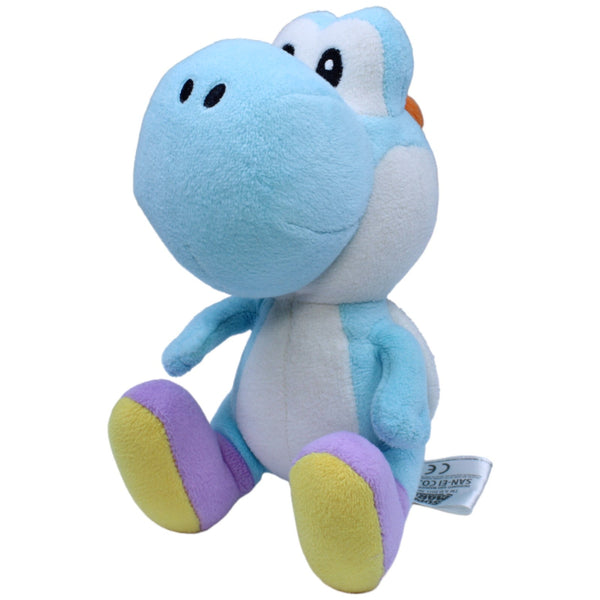 Yoshi hellblau, sitzend aus Super Mario