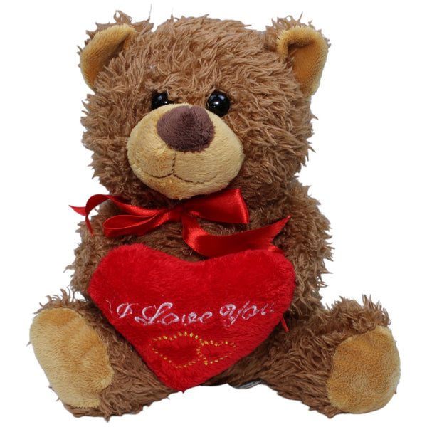 Teddybär mit Schleife & Herz "I Love You"