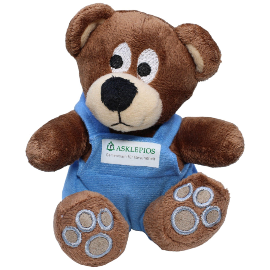 Asklepios Teddybär mit blauer Latzhose