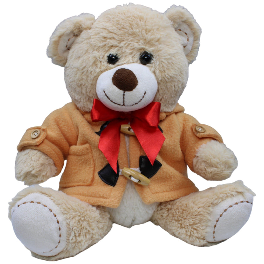 Teddybär mit Jacke & Schleife, sitzend