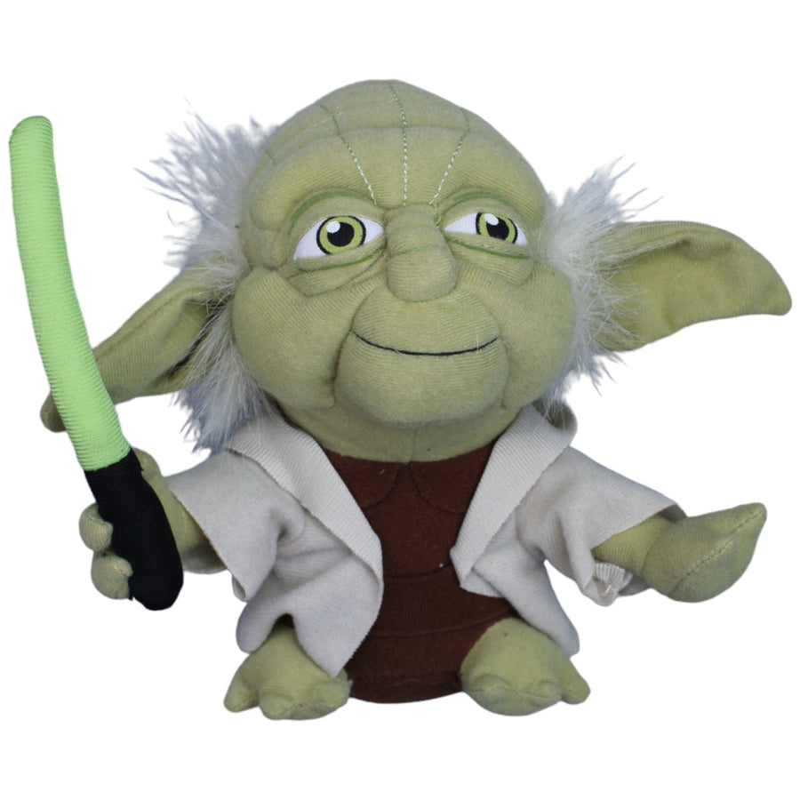 Jedi-Meister Yoda mit Lichtschwert aus Star Wars