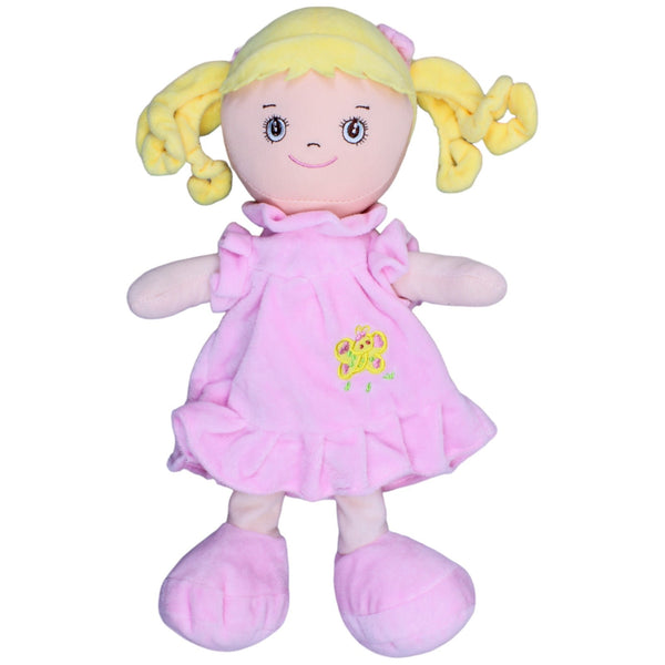 Kuschelfreund, Stoffpuppe rosa
