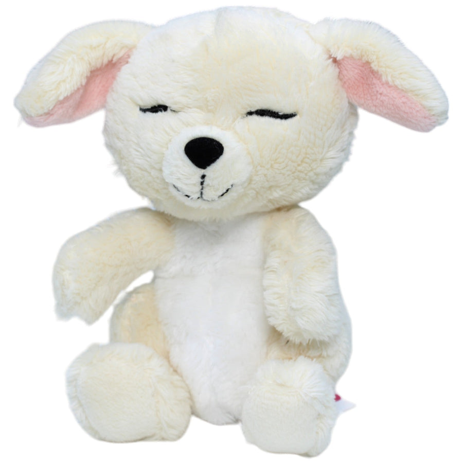 Sleeping Pets, kleiner cremefarbener Welpe