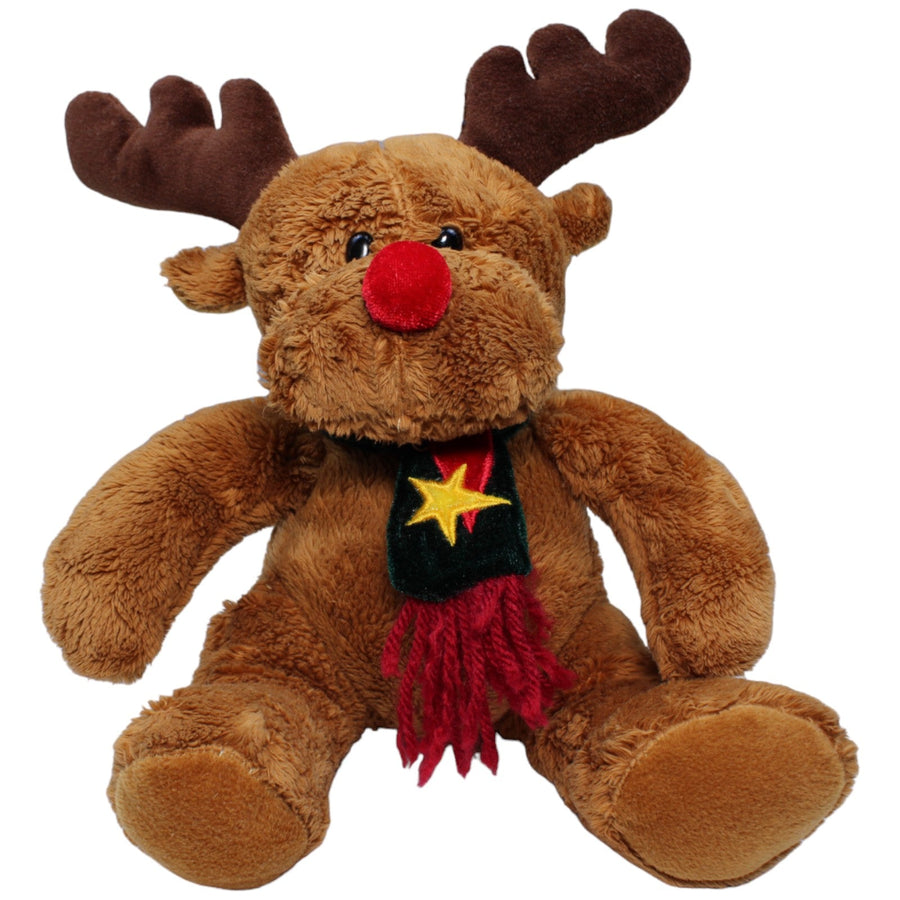 Weihnachtselch mit Schal