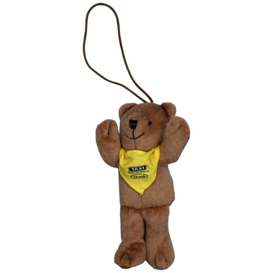 Taxi Teddybär mit gelbem Halstuch