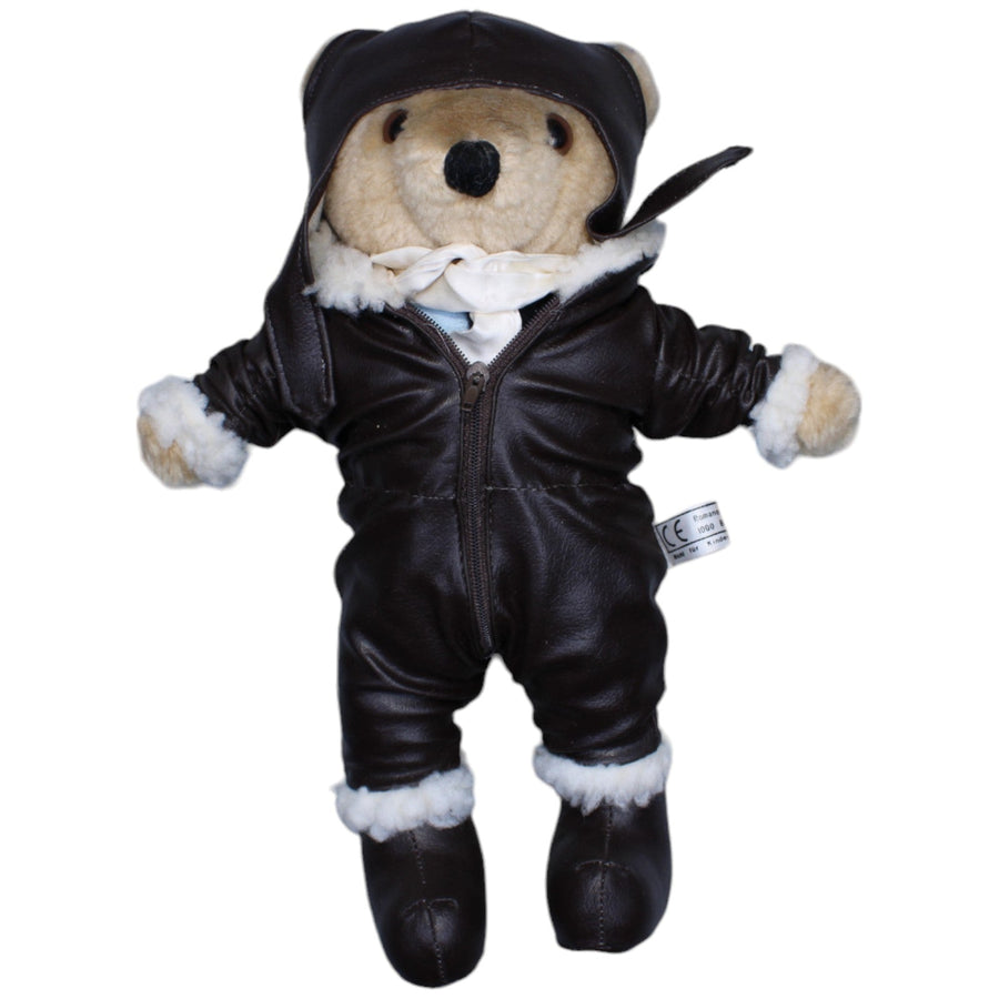 Teddybär in Piloten Kleidung