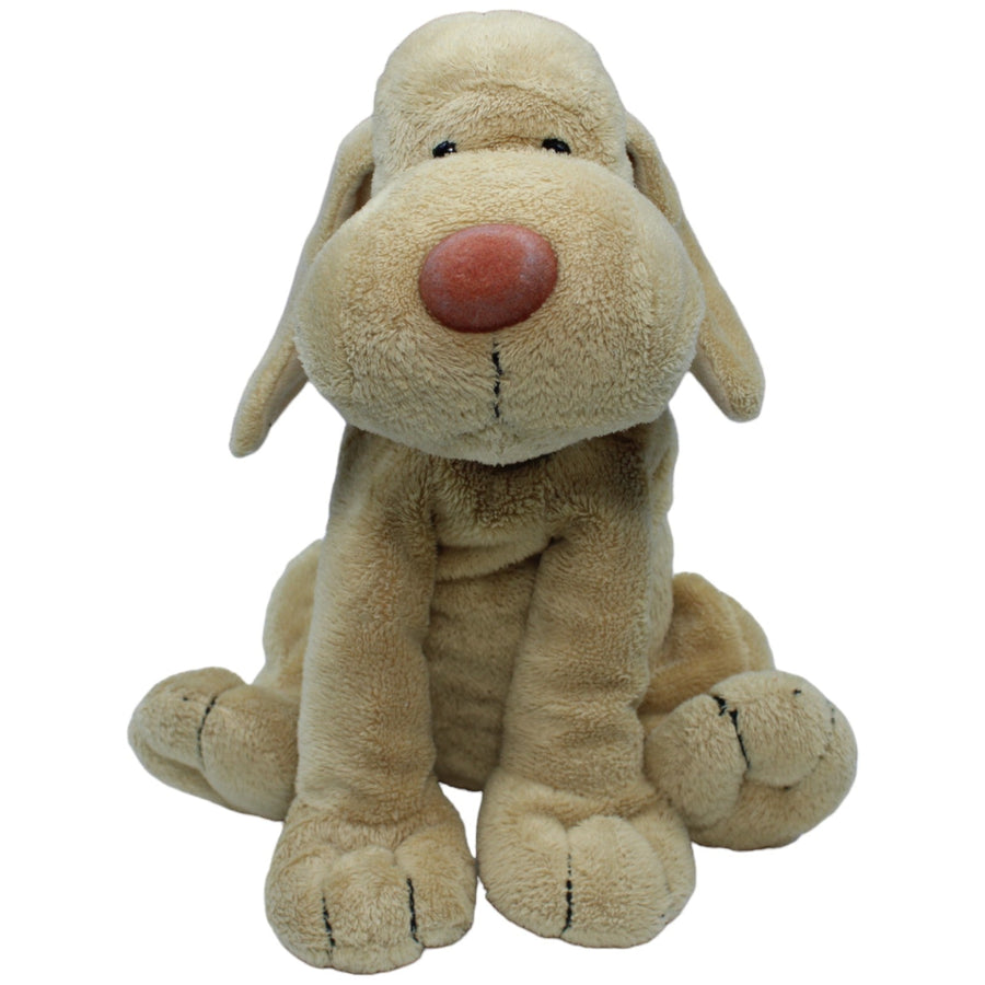 Süßer beiger Hund, sitzend