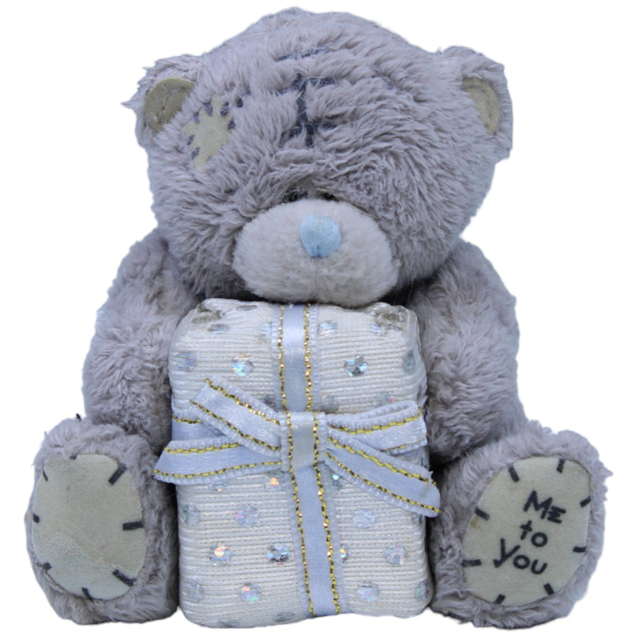 Me to You grauer Teddy mit Geschenk, mini
