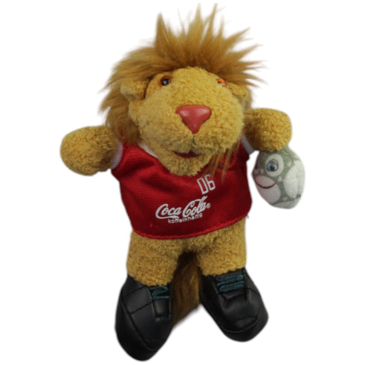 1236488 hermey GmbH & Co. KG Löwe Goleo WM 2006 Maskottchen Kuscheltier Kumpel Leo Fußball Gebraucht