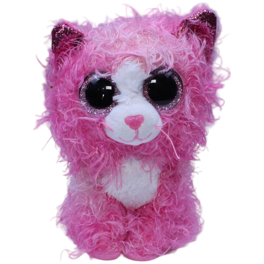 Wuschelige Katze Reagan, pink