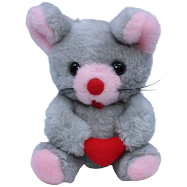 Süße Maus mit rotem Herz