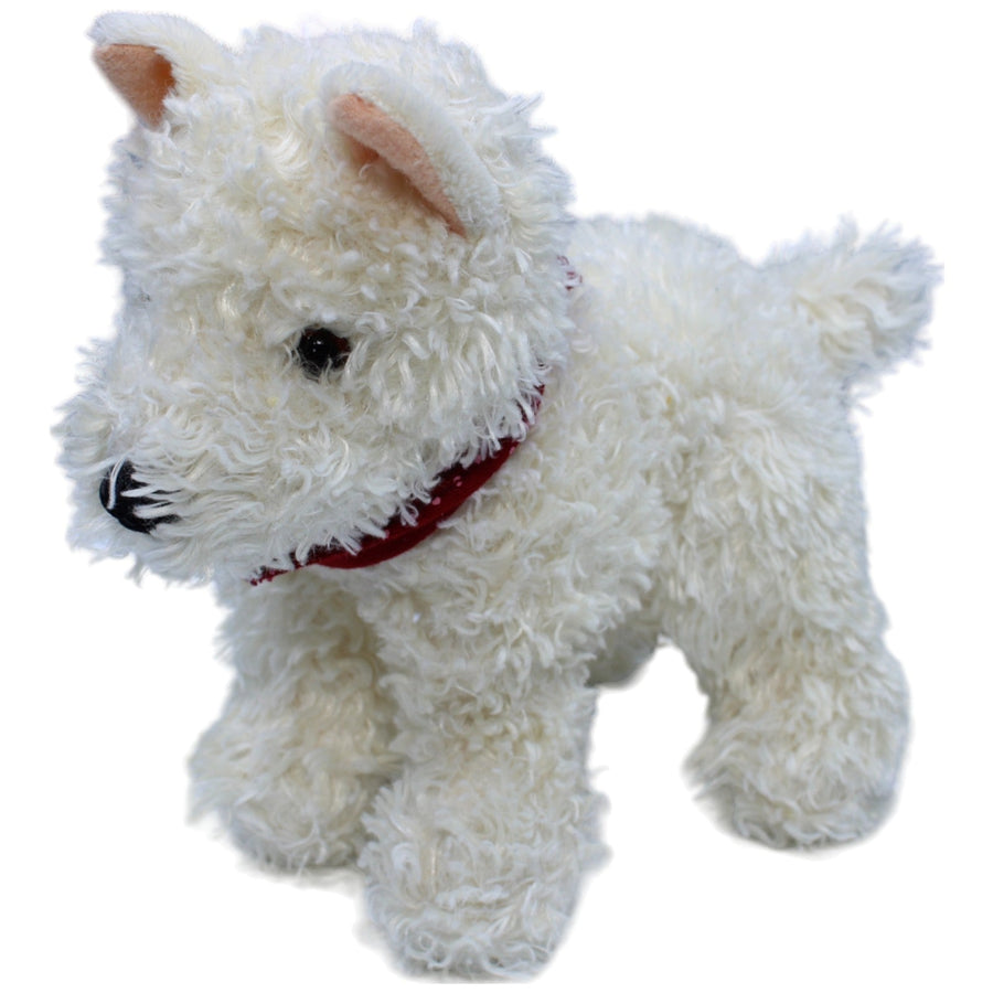 West Highland-Terrier mit rotem Halstuch