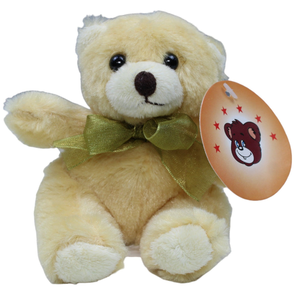 1236621 Humbert & Brandt Teddybär mit grüner Schleife, klein Kuscheltier Kumpel Leo Bär neu Teddy