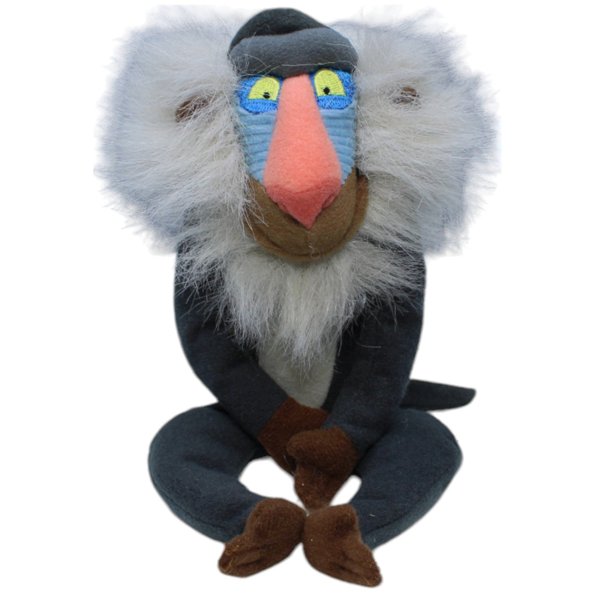 1236641 Disney Vintage Disney Store Mini Bean Bag, Rafiki aus König der Löwen Kuscheltier Kumpel Leo Affe Mandrill neu