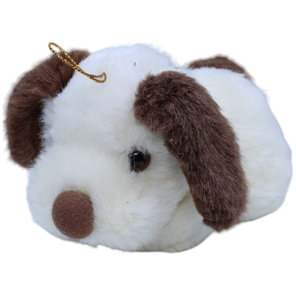 Hund, weiß mit braunen Ohren