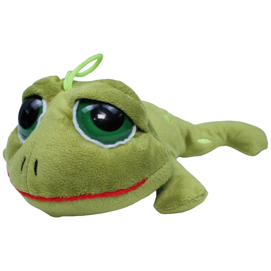 Grüner Frosch mit großen Augen, liegend